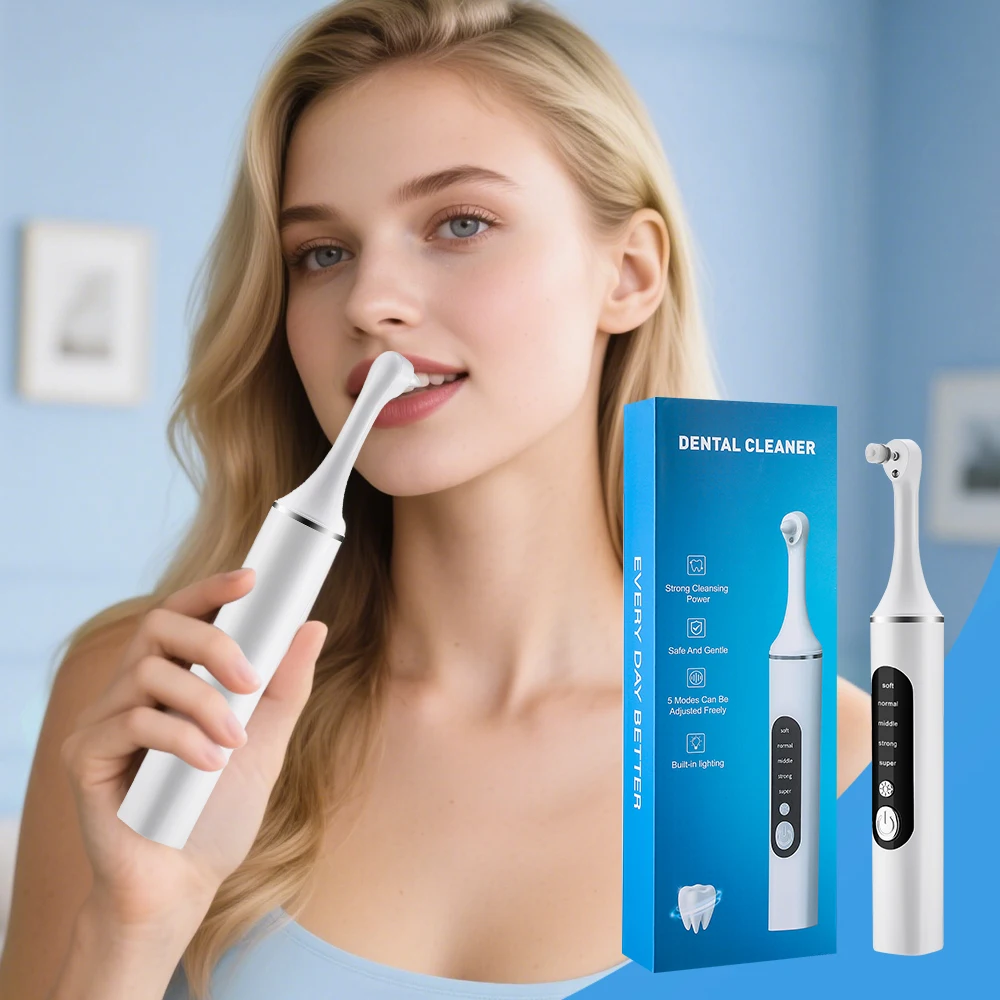 Teeth Whitening Kit - Pembersih Pemutih Gigi Elektrik dengan 6