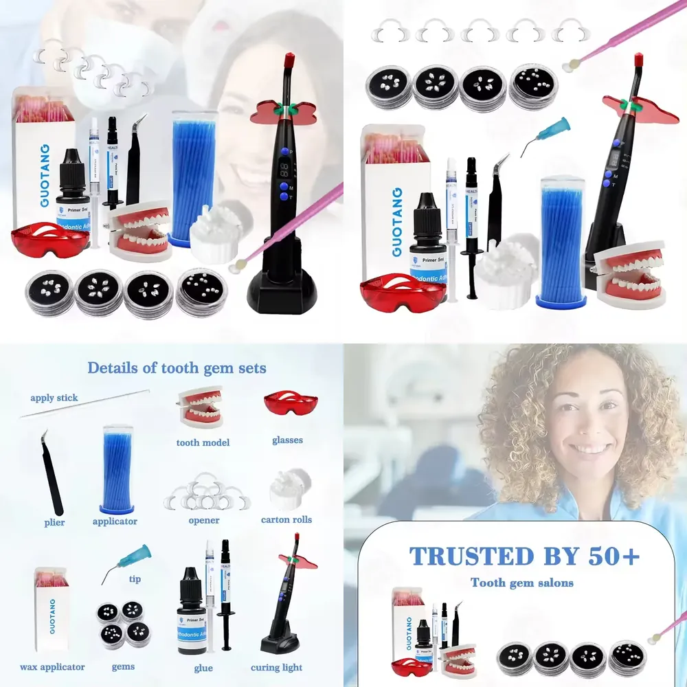 Tooth Gem Kit - 【CHIMU HOME】 Kit Perhiasan Gigi Profesional