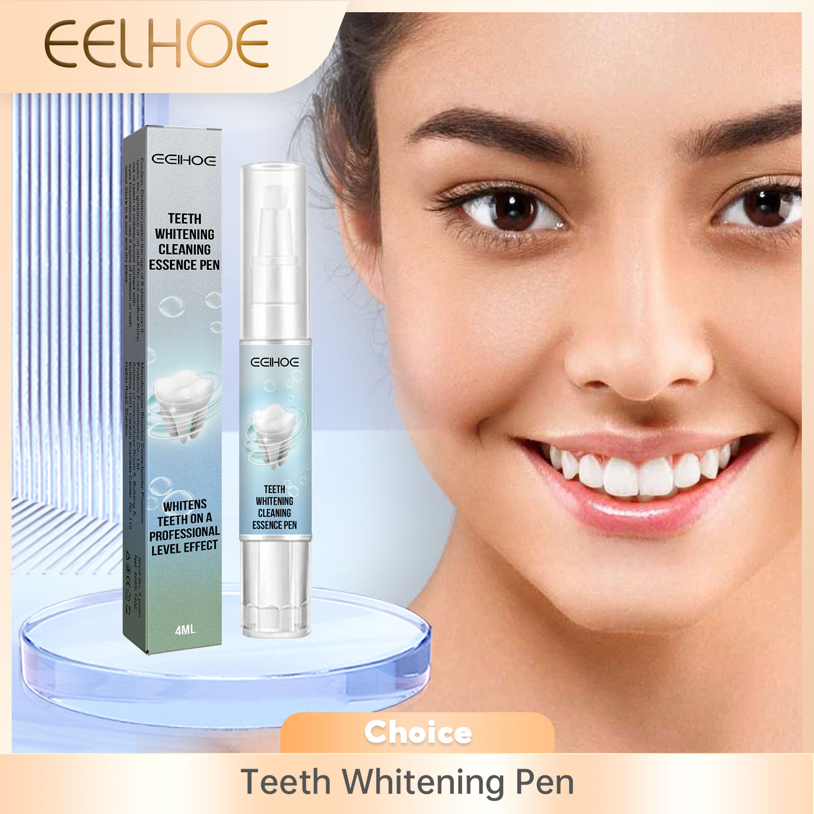 Whitening Pen Bleach - EELHOE pena pemutih gigi, kebersihan mulut,