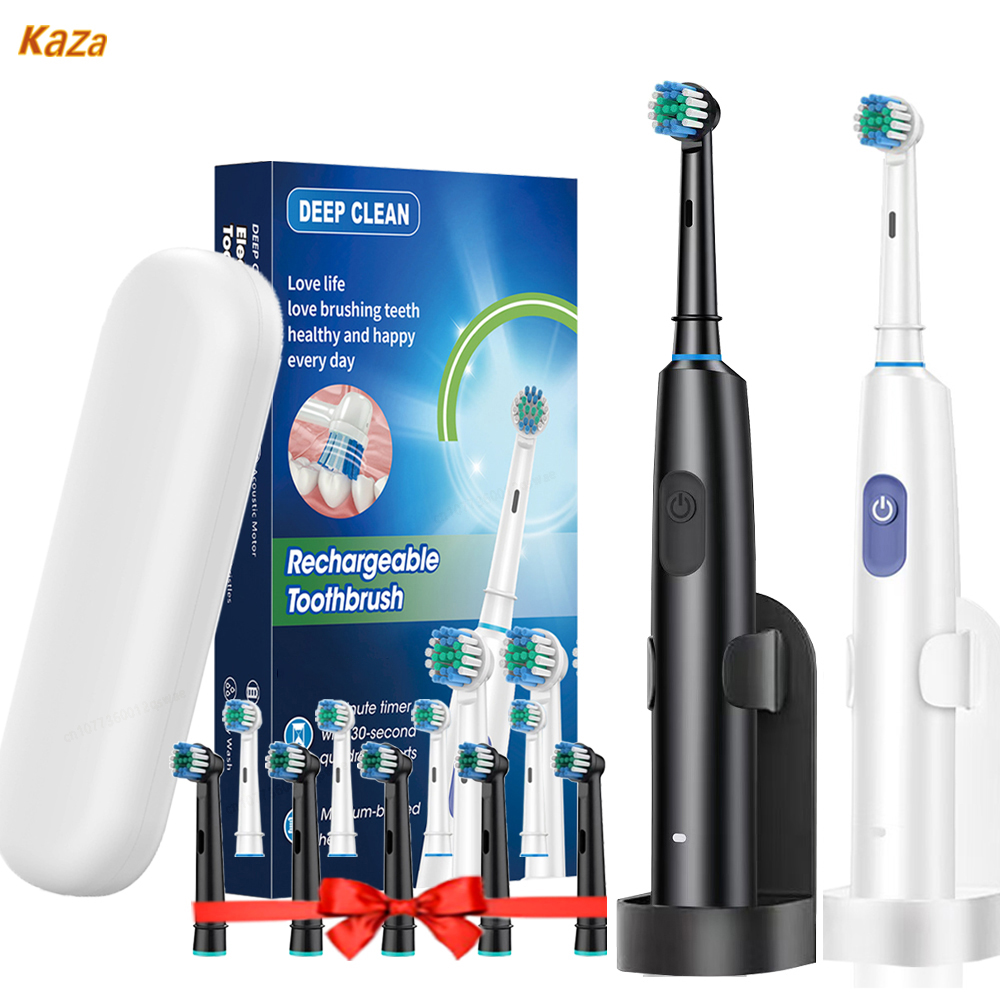 Teeth Whitening Kit - Sikat gigi listrik dengan pemegang dewasa,