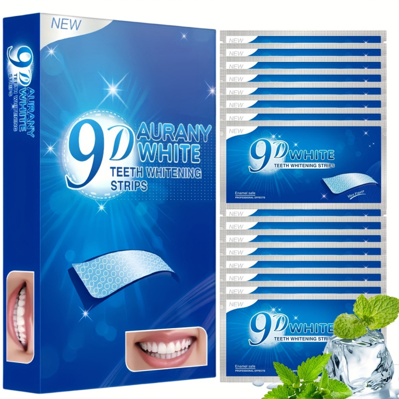 Teeth Whitening Street - 21 Pasang Strip Pemutih Gigi Putih
