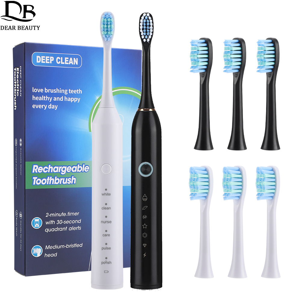 Teeth Whitening Kit - Sikat Gigi Elektrik Isi Ulang Untuk