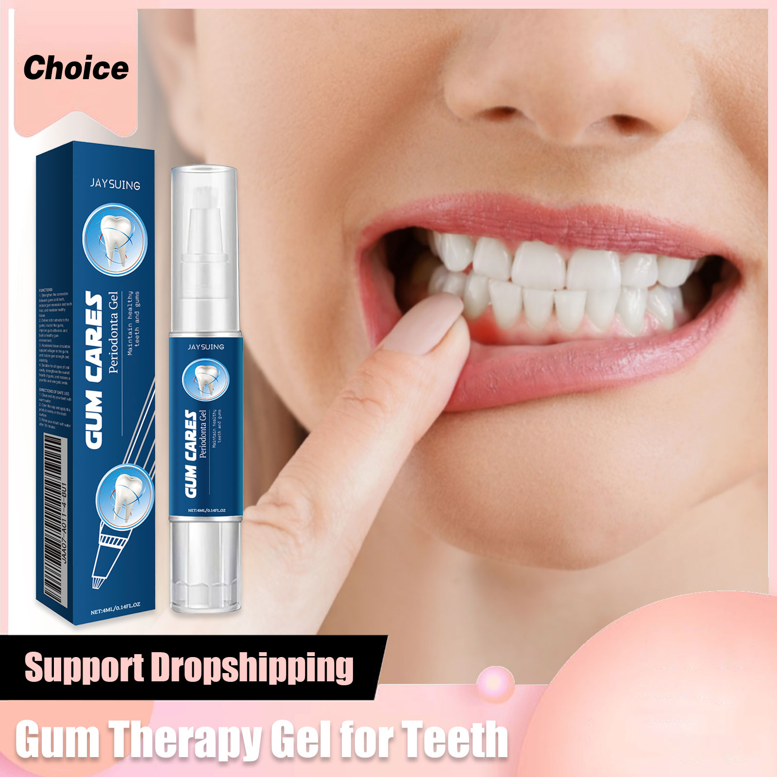 Whitening Pen Bleach - Gel terapi gusi pena pemutih gigi,