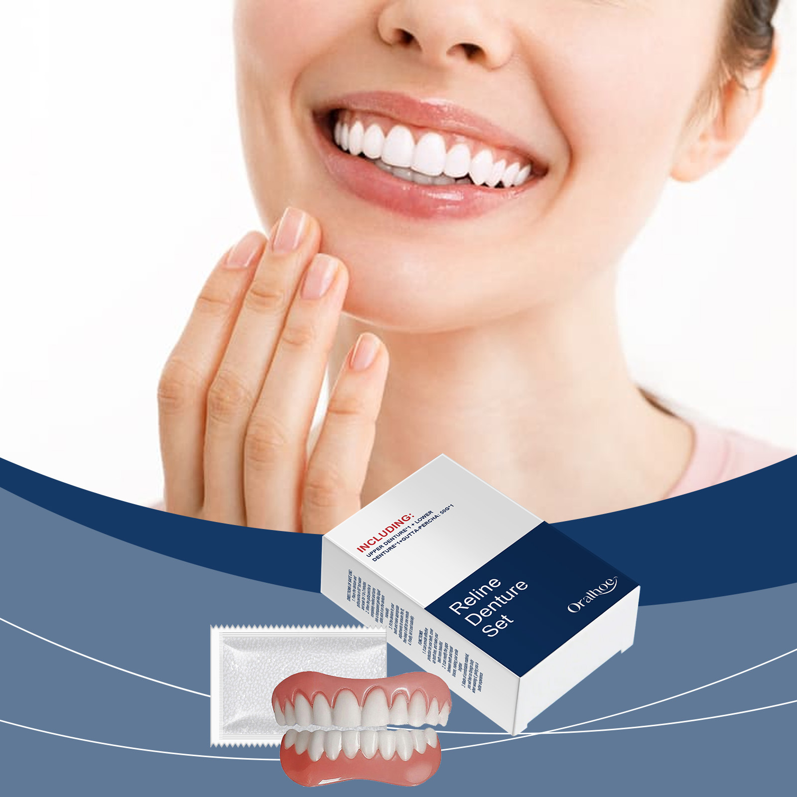 Teeth Whitening With Braces - Gigi Palsu, Gigi Tiruan, Gigi Sementara,