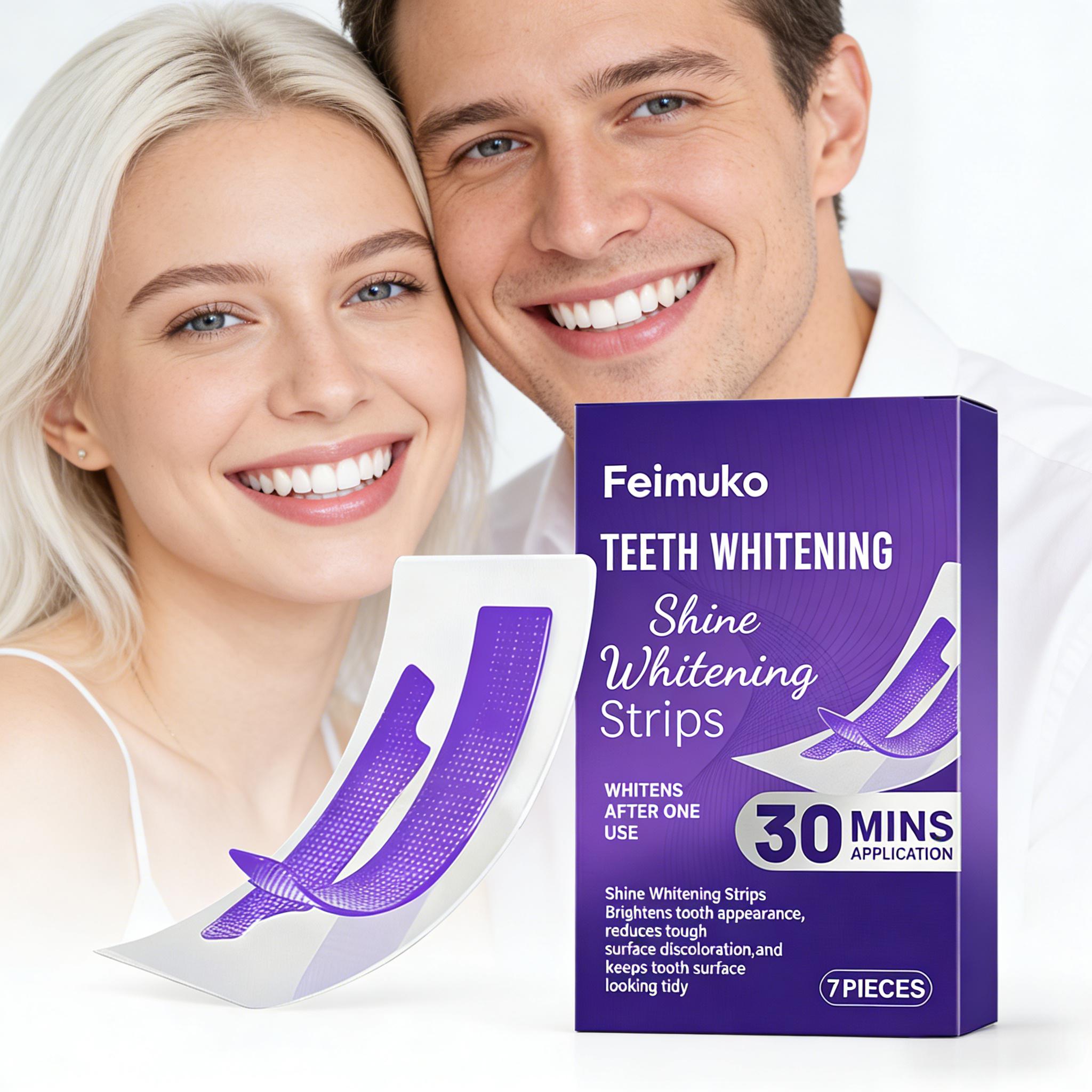 Teeth Whitening Street - Strip Pemutih Gigi Mengurangi Sensitivitas Enamel