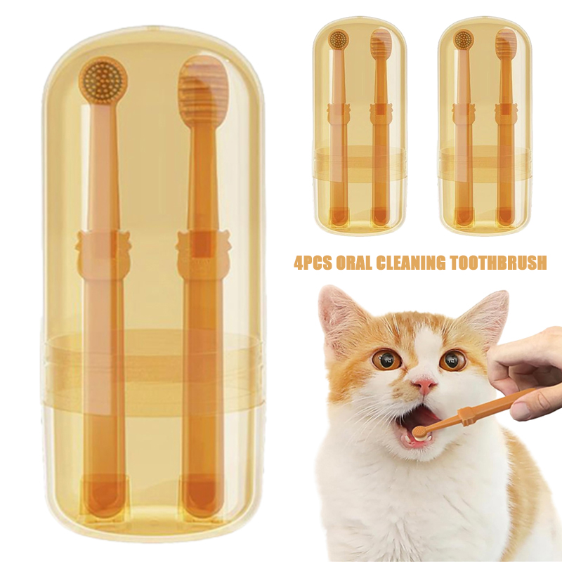 Teeth Whitening Kit - Pemutih Gigi Anjing Kucing Sikat Gigi