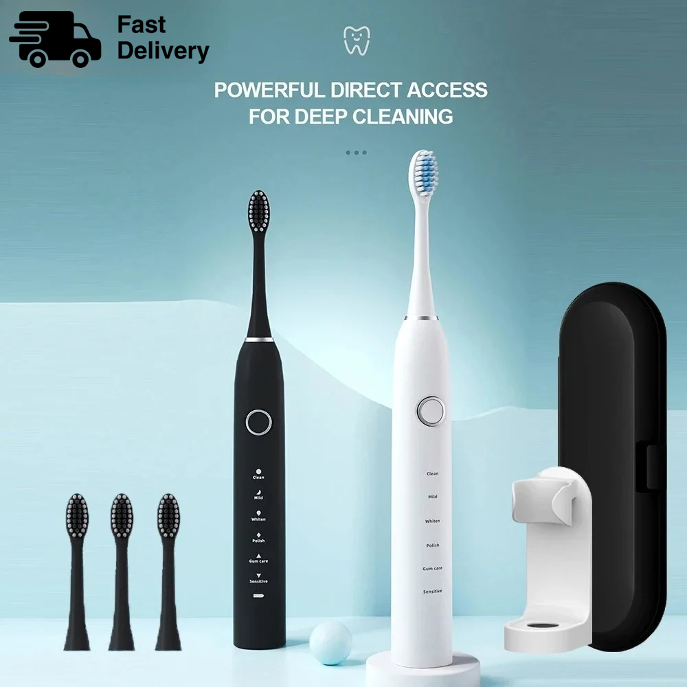 Teeth Whitening Kit - Sikat Gigi Elektrik Sonic KLXKLX IPX7,