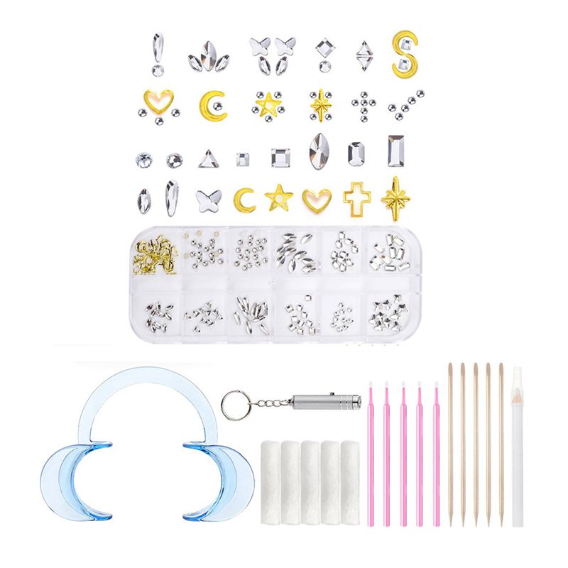 Tooth Gem Kit - Kit Perhiasan Gigi AB68, Kit Kristal