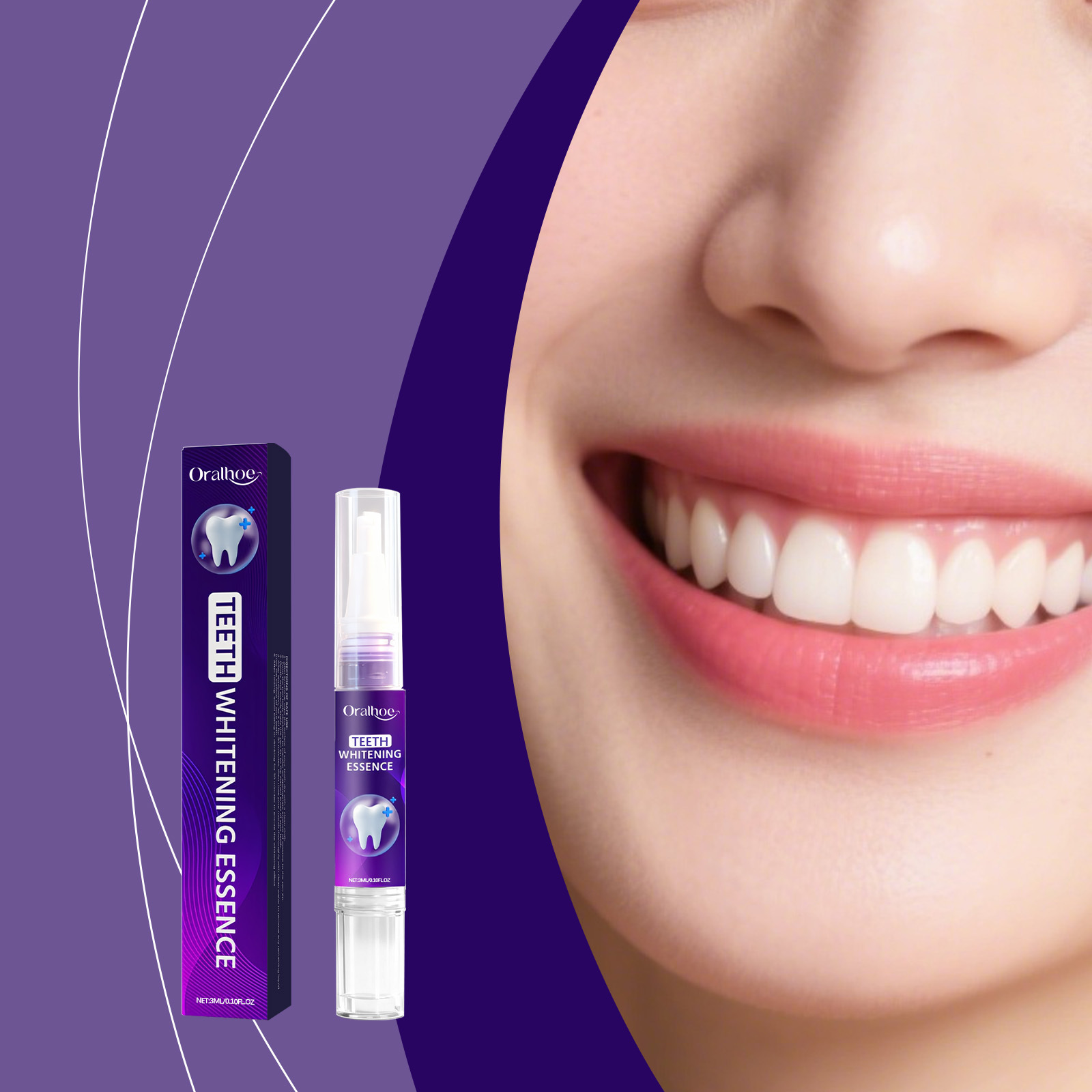 Whitening Pen Bleach - Pena Pemutih Gigi Oralhoe Menghilangkan Noda