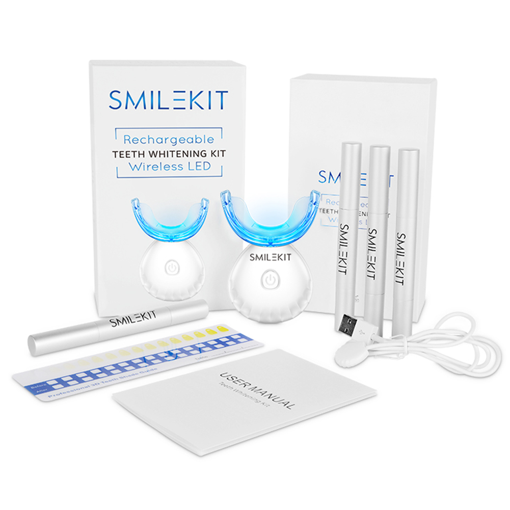 Kit Pemutih Gigi Mini 16 LED L - Whitening Pen Bleach ulasan dan harga