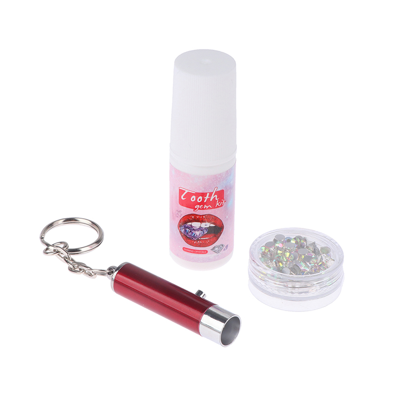 Set permata gigi putih perhias - Tooth Gem Kit ulasan dan harga