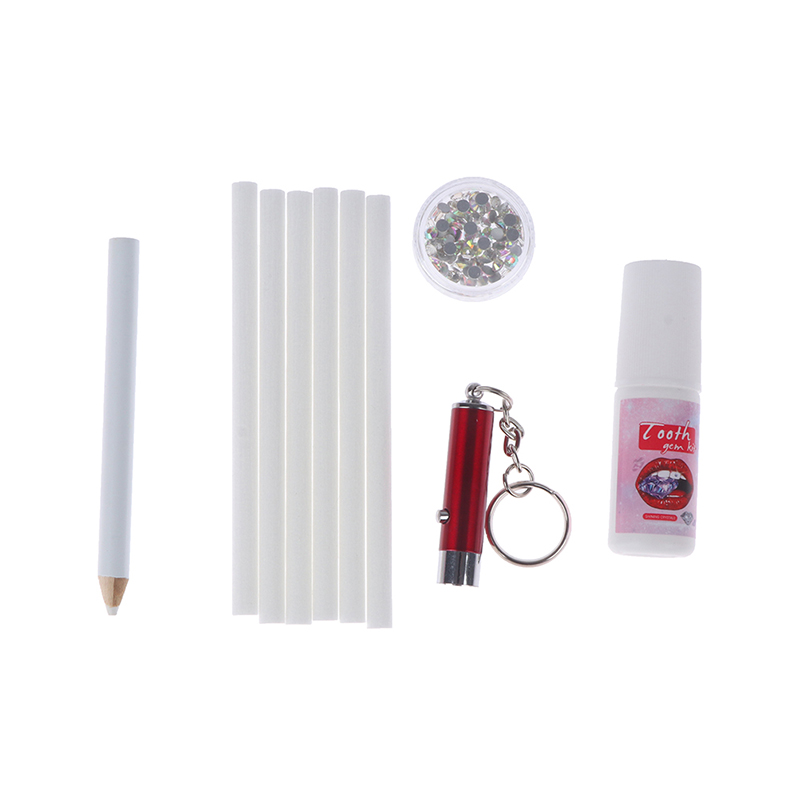 Set permata gigi putih perhias - Tooth Gem Kit ulasan dan harga