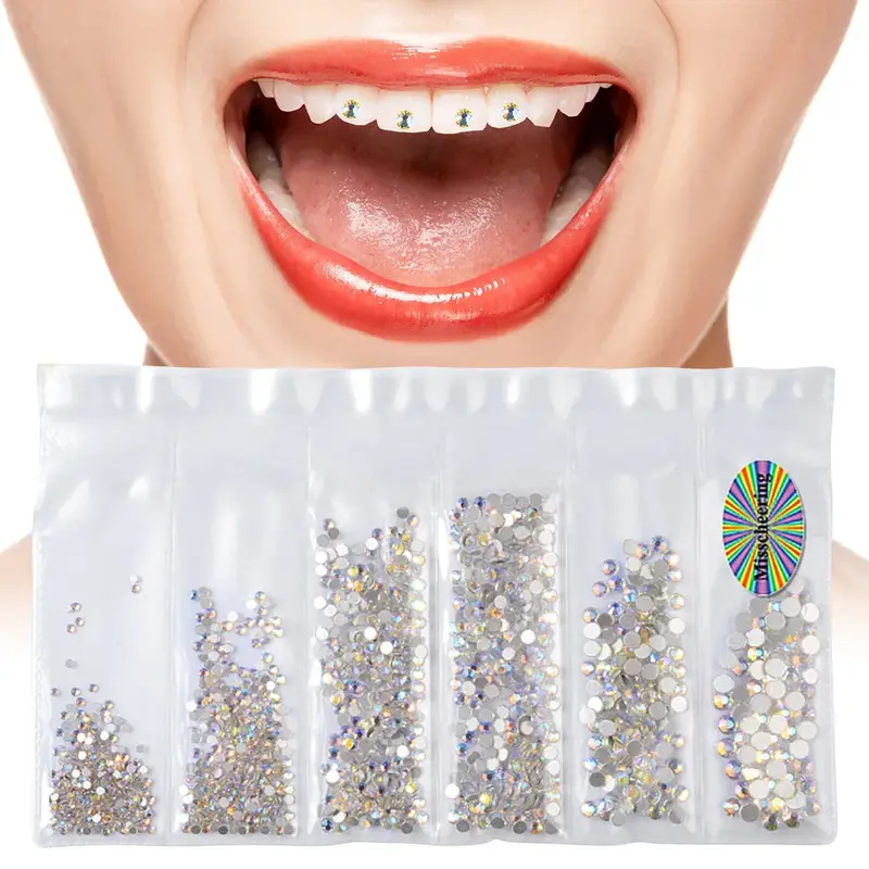 1 Set Hiasan Batu Permata Gigi - Tooth Gem Kit ulasan dan harga