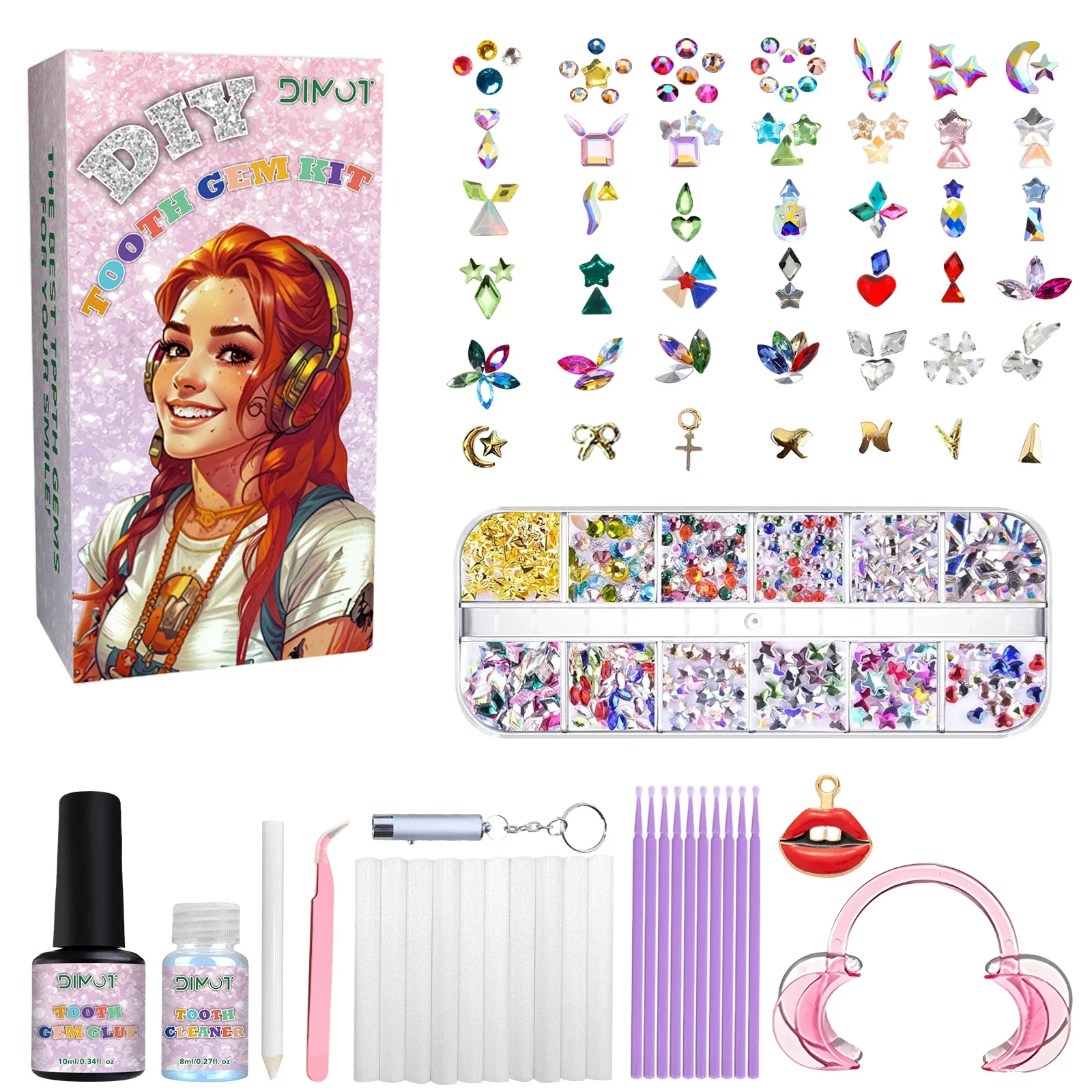 Perlengkapan Perhiasan Gigi DI - Tooth Gem Kit ulasan dan harga