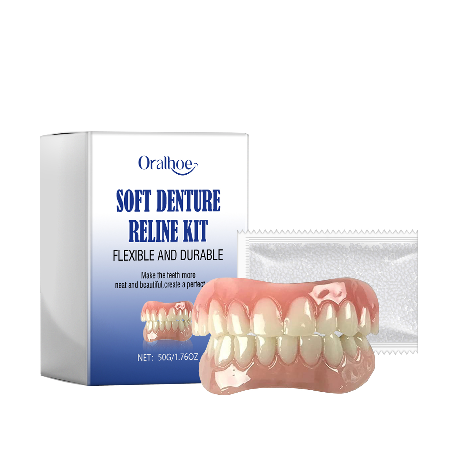 Kit Reline Gigi Tiruan Lembut  - Teeth Whitening With Braces ulasan dan harga
