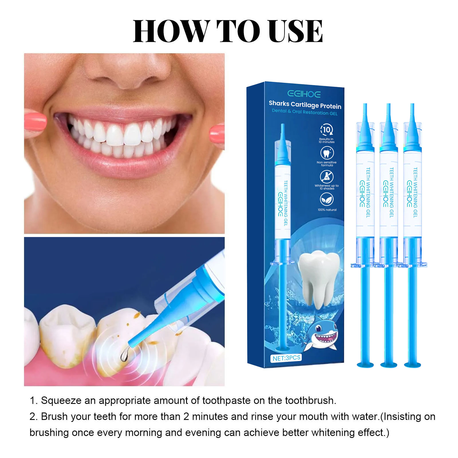 Gel pemutih gigi, mengurangi n - Whitening Pen Bleach ulasan dan harga
