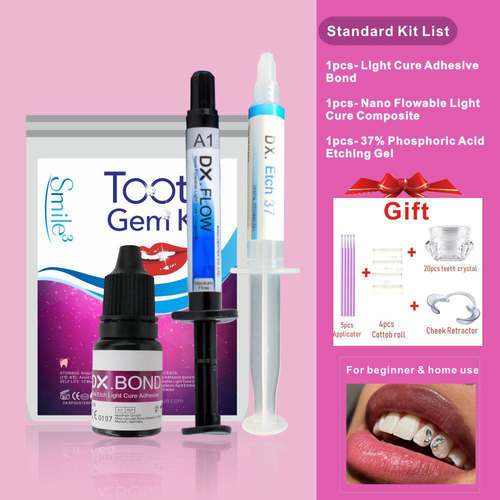 Kit Perhiasan Gigi DIY Profesi - Tooth Gem Kit ulasan dan harga