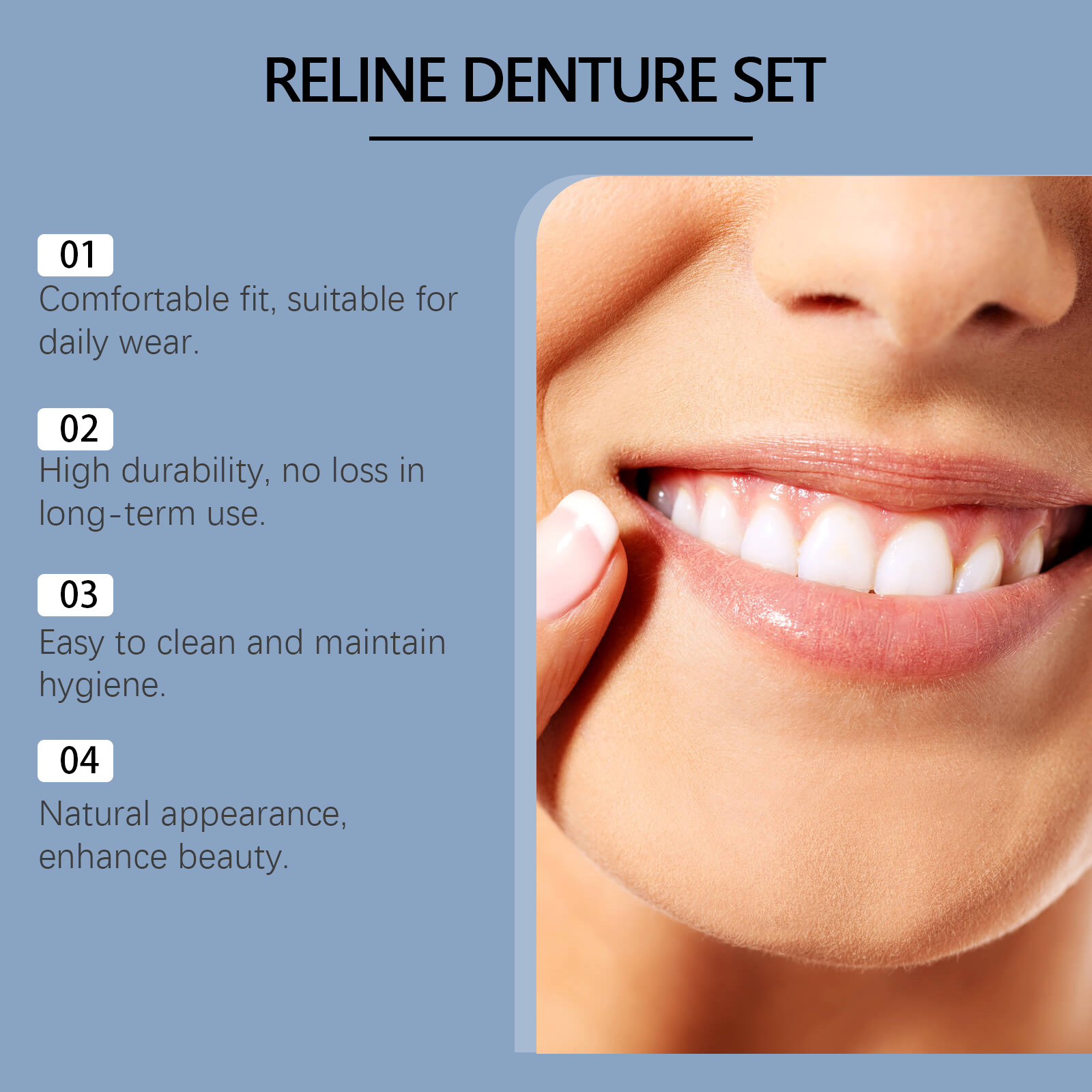 Gigi Palsu, Gigi Tiruan, Gigi  - Teeth Whitening With Braces ulasan dan harga