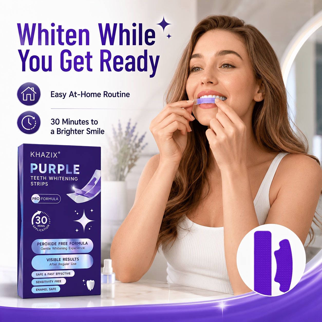 1/10 pasang Strip Pemutih Gigi - Teeth Whitening Street ulasan dan harga
