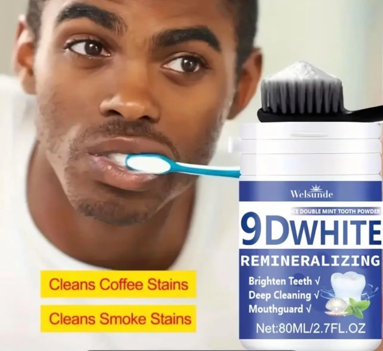Bubuk Gigi Hidroksiapatit Remi - Teeth Whitening Street ulasan dan harga