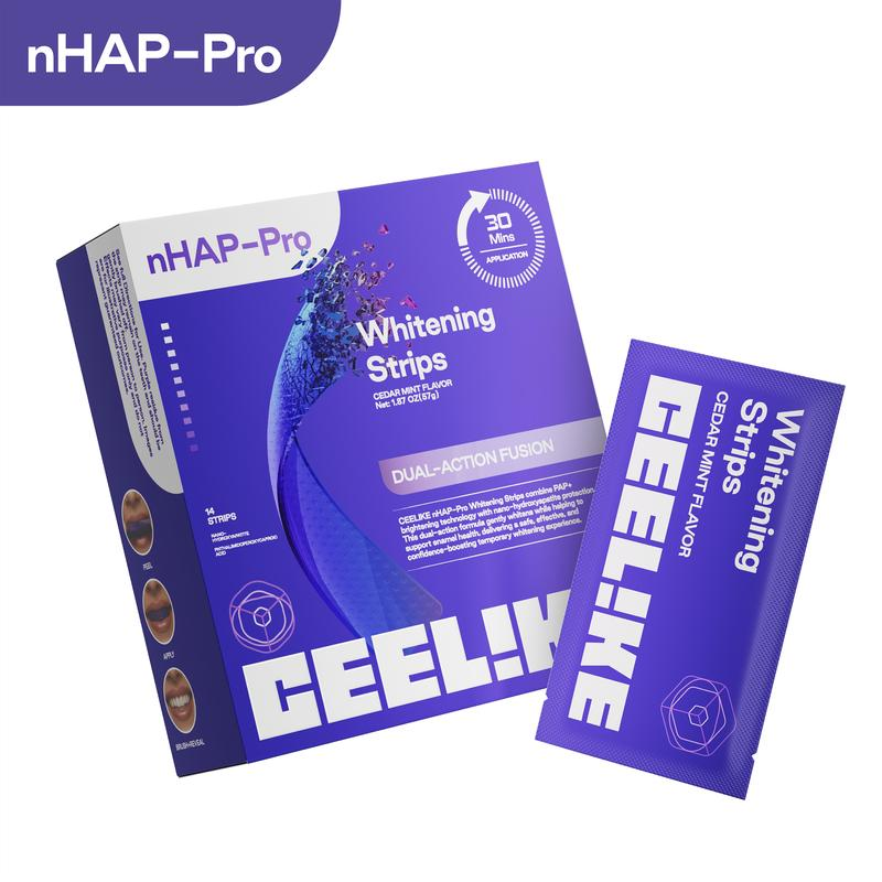 Strip Pemutih Gigi Ungu 14pcs  - Teeth Whitening Street ulasan dan harga