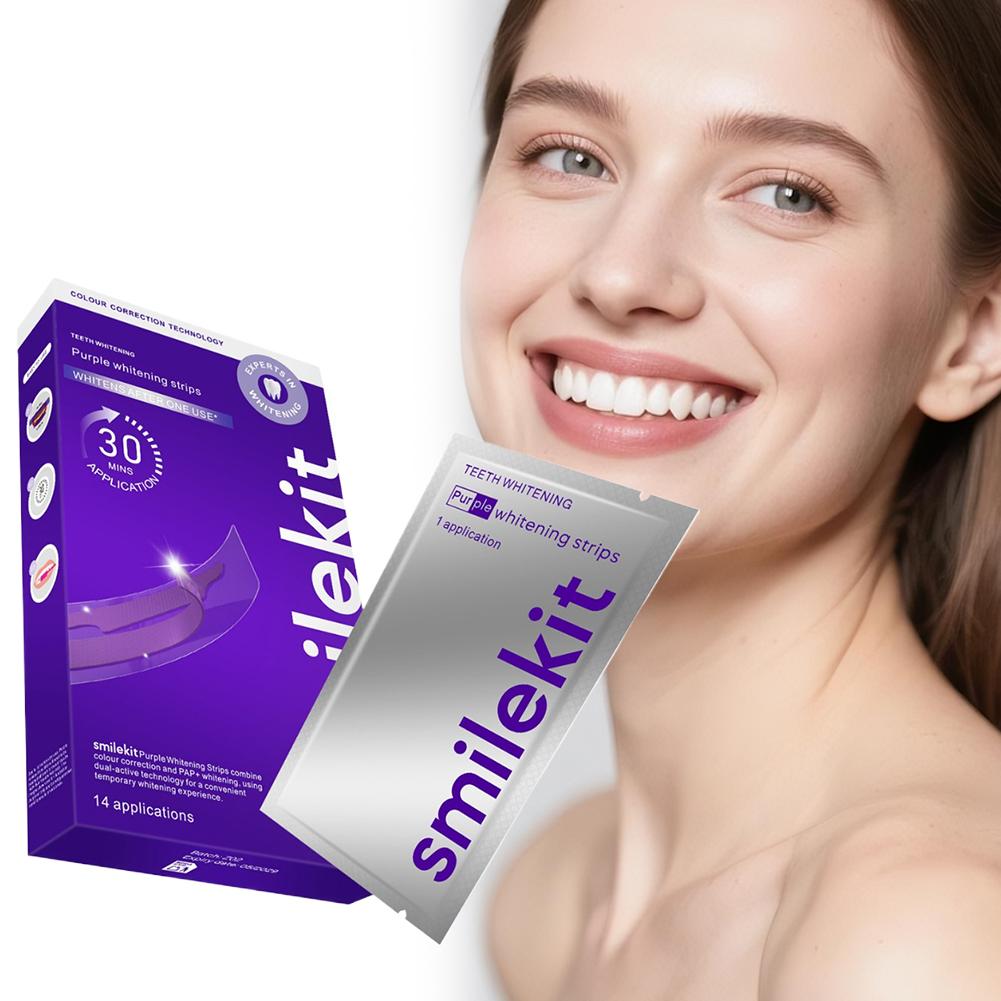 42 Pasang Strip Pemutih Gigi U - Teeth Whitening Street ulasan dan harga