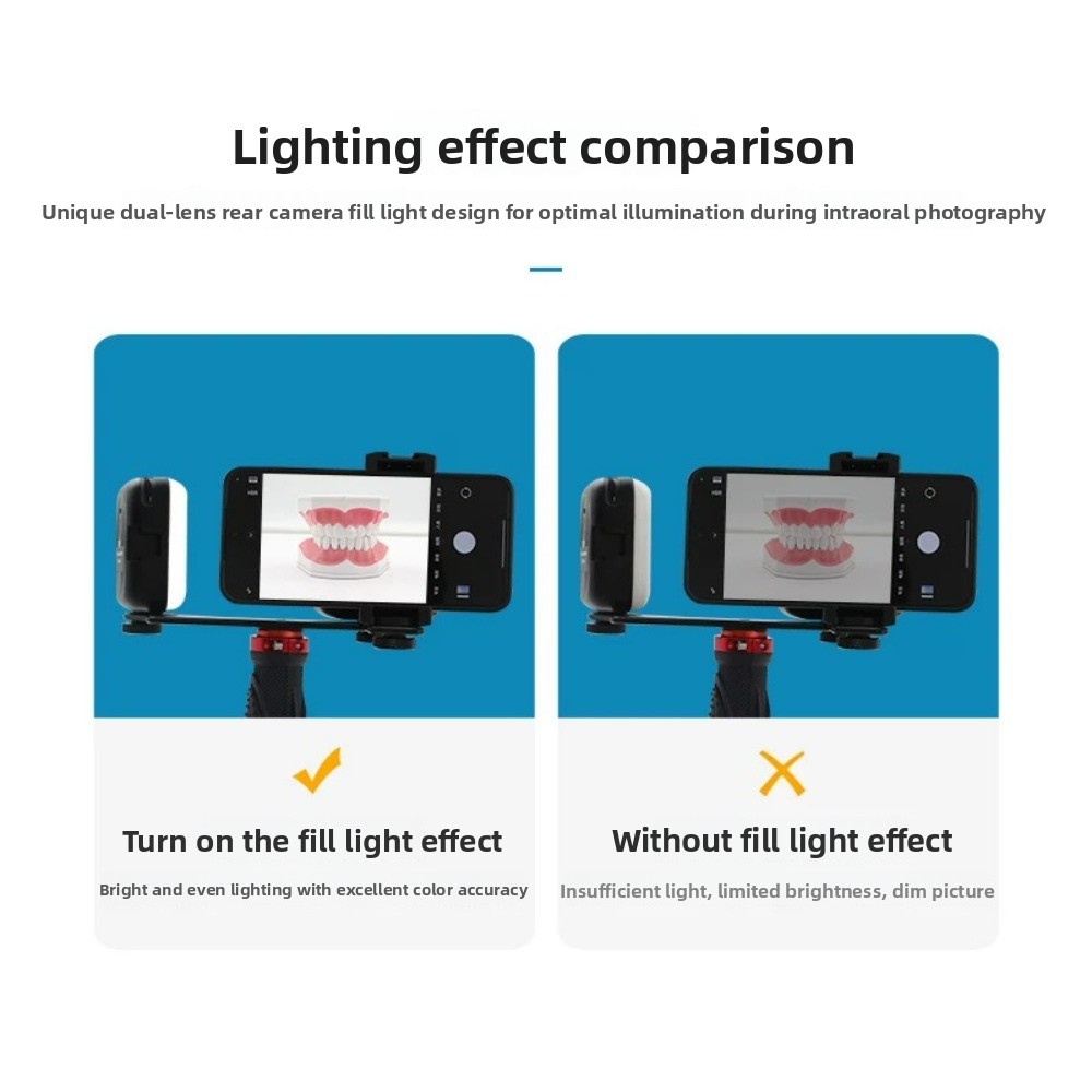 Lampu Fotografi Gigi, Flash LE - Teeth Whitening Led Light ulasan dan harga