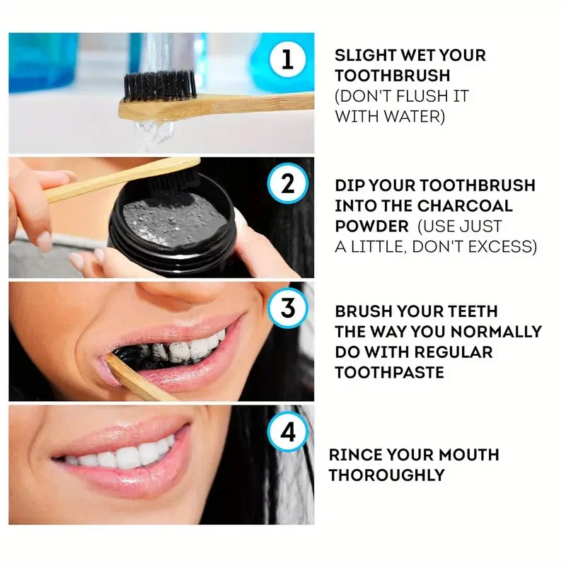 Bubuk Pemutih Pencerah Gigi Pe - Teeth Whitening Street ulasan dan harga