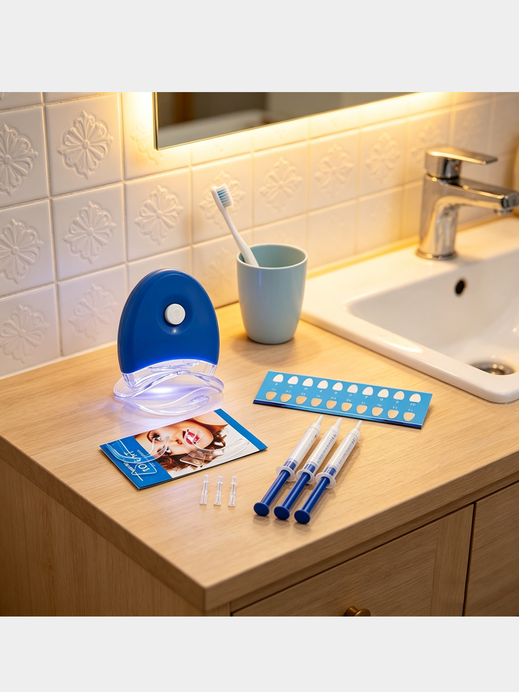 Glorysmile Teeth Kit - Lampu L - Teeth Whitening Gel Syringes ulasan dan harga